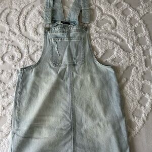 wild fable Light Blue Denim Overall Dress